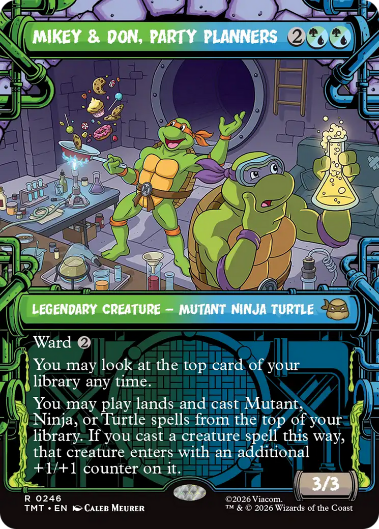 Mikey & Don, Party Planners (Showcase) [Teenage Mutant Ninja Turtles] - Destination Retro