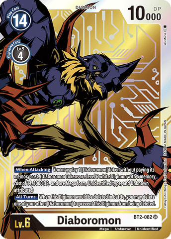 Diaboromon [BT2-082] (Alternate Art) [Release Special Booster Ver.1.0] - Destination Retro