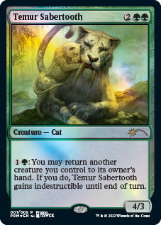 Temur Sabertooth [Year of the Tiger 2022] - Destination Retro