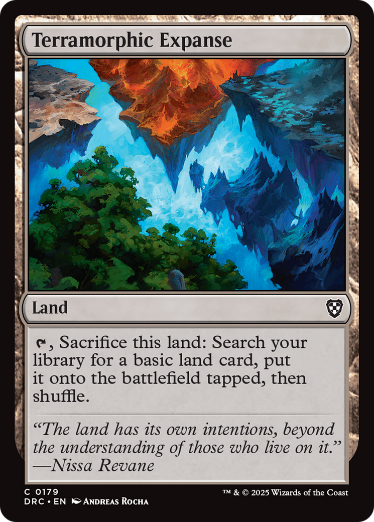 Terramorphic Expanse [Aetherdrift Commander] - Destination Retro
