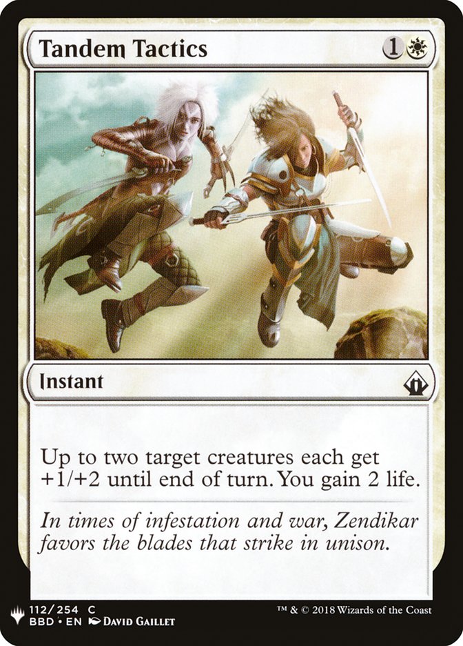 Tandem Tactics [Mystery Booster] - Destination Retro