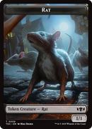 Human // Rat Double-Sided Token [Tarkir: Dragonstorm Commander Tokens] - Destination Retro