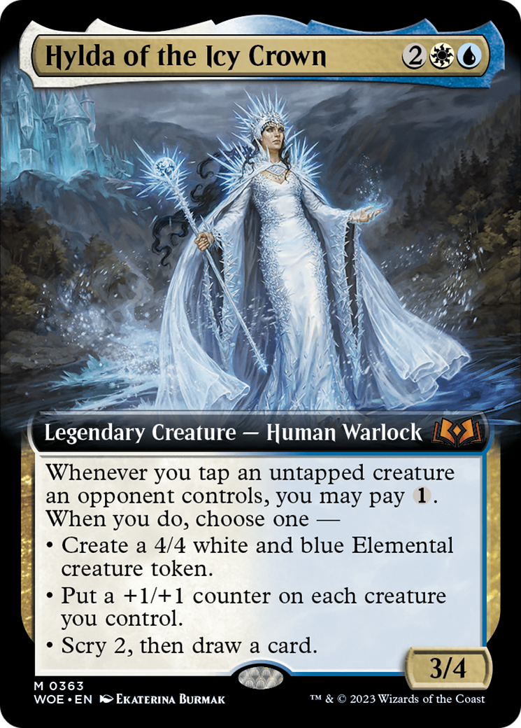 Hylda of the Icy Crown (Extended Art) [Wilds of Eldraine] - Destination Retro