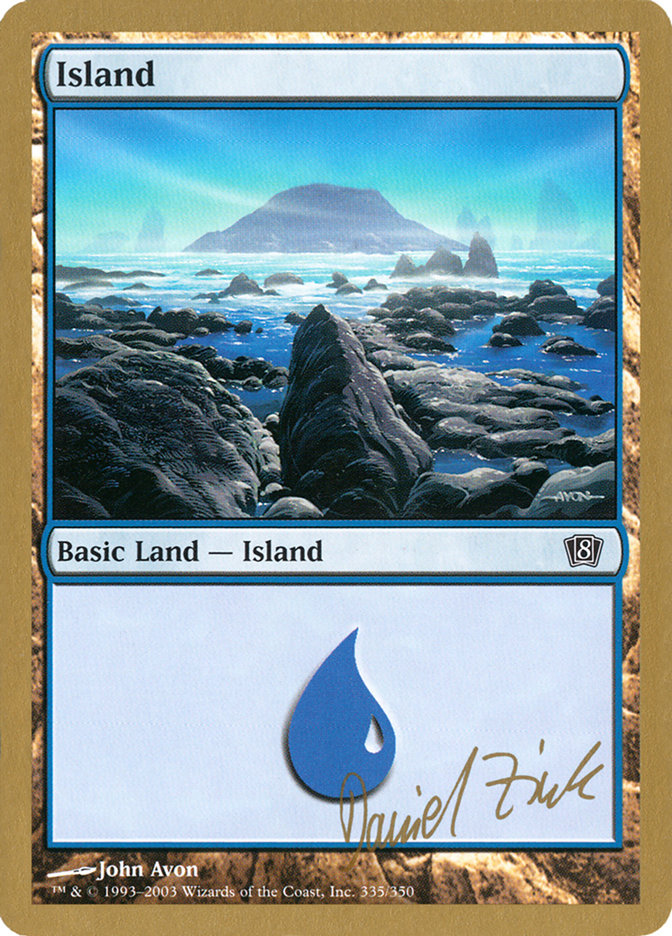 Island (dz335) (Daniel Zink) [World Championship Decks 2003] - Destination Retro