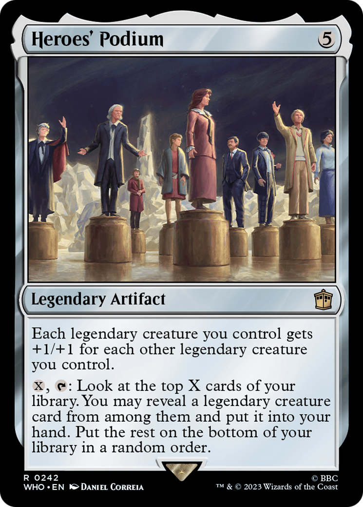 Heroes' Podium [Doctor Who] - Destination Retro