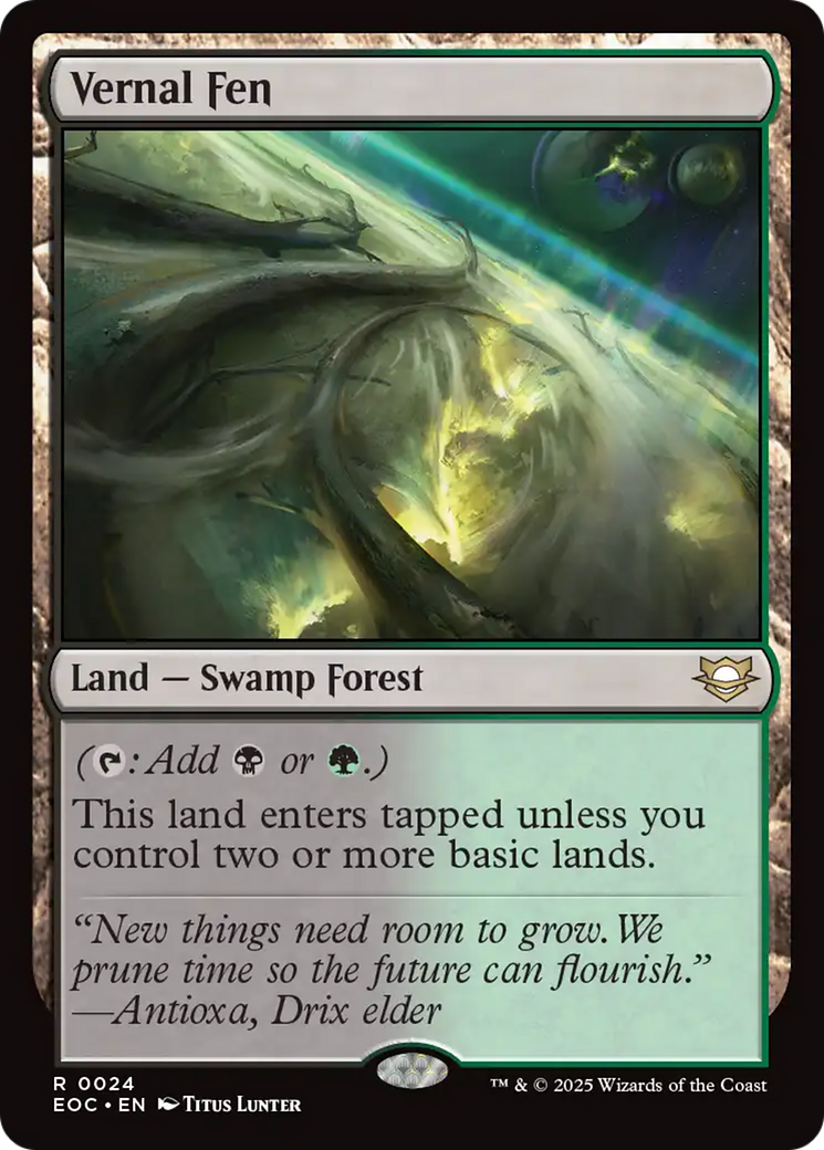 Vernal Fen [Edge of Eternities Commander] - Destination Retro