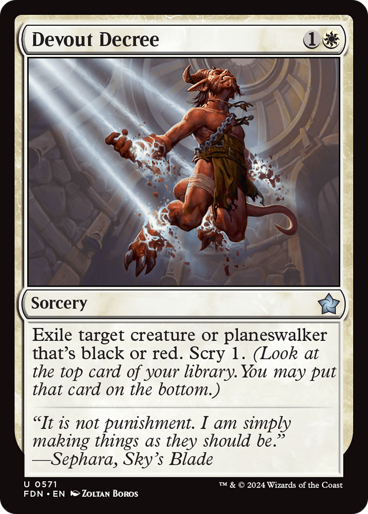 Devout Decree [Foundations] - Destination Retro