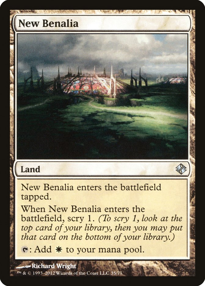 New Benalia [Duel Decks: Venser vs. Koth] - Destination Retro