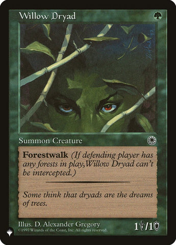 Willow Dryad [The List] - Destination Retro
