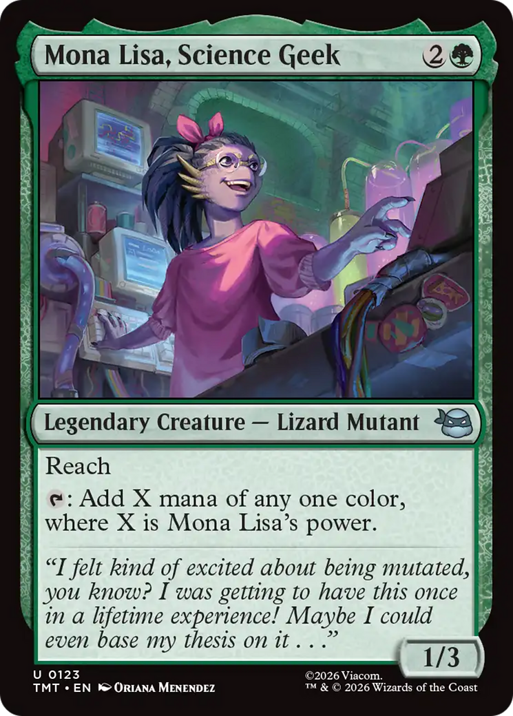 Mona Lisa, Science Geek [Teenage Mutant Ninja Turtles] - Destination Retro