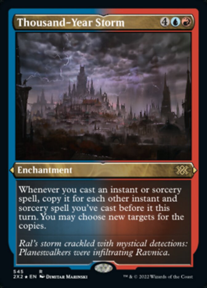 Thousand-Year Storm (Foil Etched) [Double Masters 2022] - Destination Retro