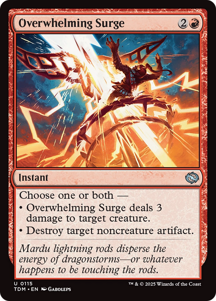Overwhelming Surge [Tarkir: Dragonstorm] - Destination Retro