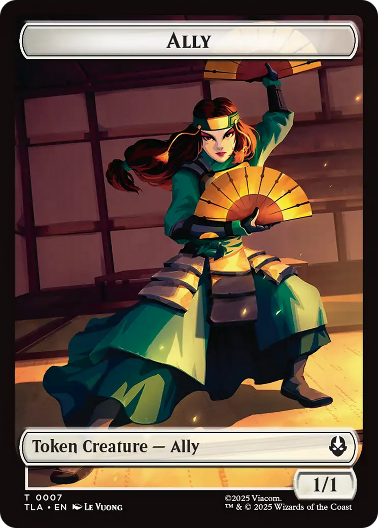 Food (0020) // Ally (0007) Double-Sided Token [Avatar: The Last Airbender Tokens] - Destination Retro