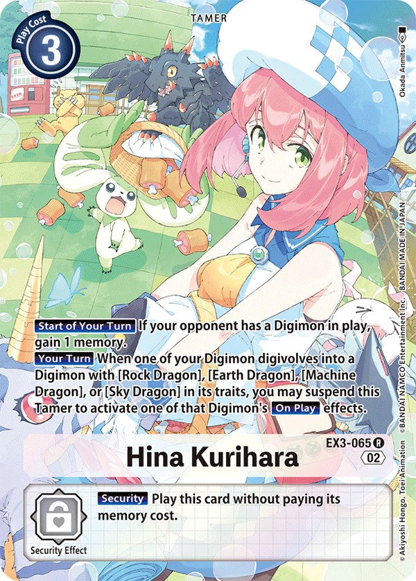 Hina Kurihara [EX3-065] (Alternate Art) [Draconic Roar] - Destination Retro