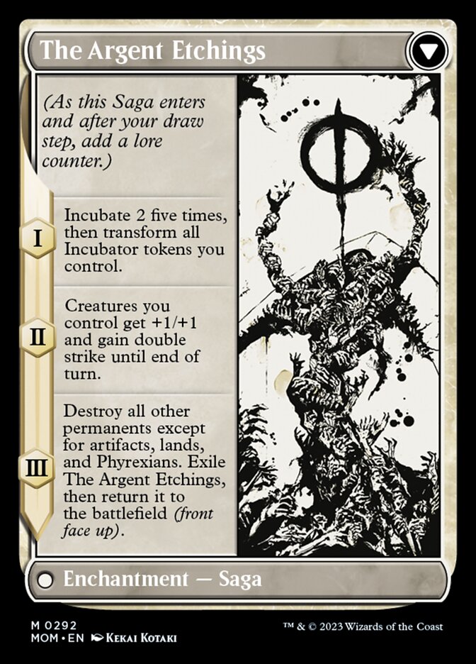 Elesh Norn // The Argent Etchings (Showcase Planar Booster Fun) [March of the Machine] - Destination Retro