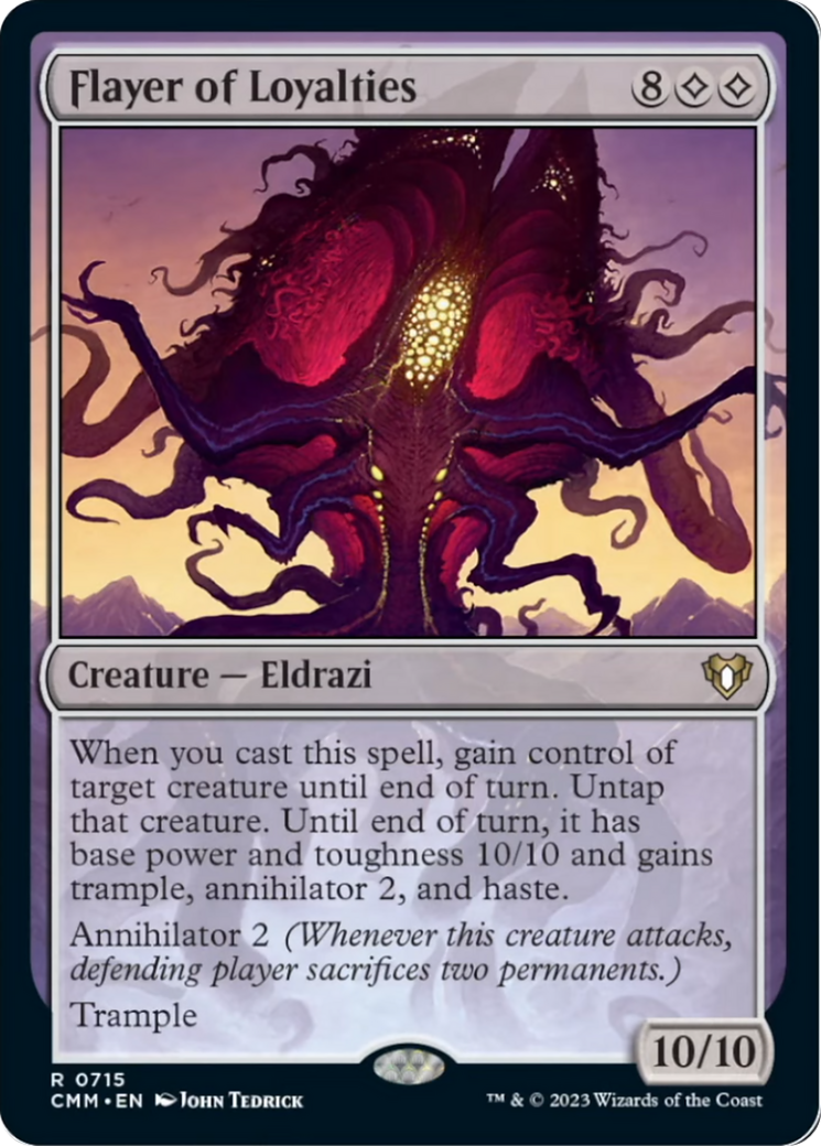 Flayer of Loyalties [Commander Masters] - Destination Retro