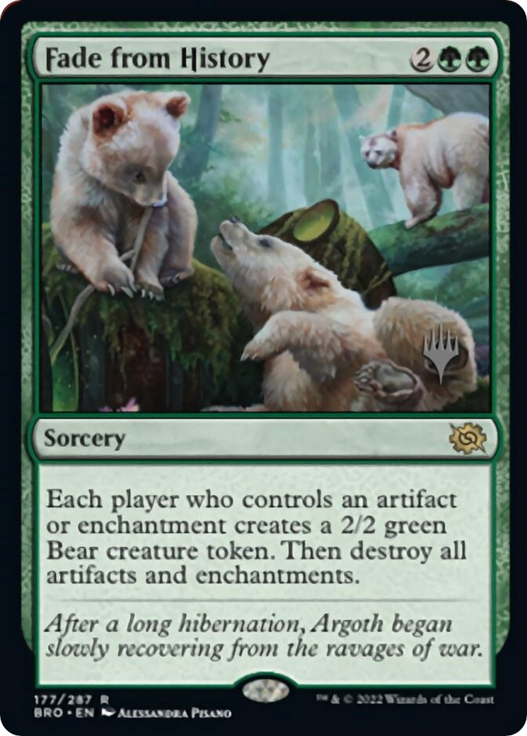 Fade from History (Promo Pack) [The Brothers' War Promos] - Destination Retro