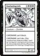 Everlasting Lich (2021 Edition) [Mystery Booster Playtest Cards] - Destination Retro