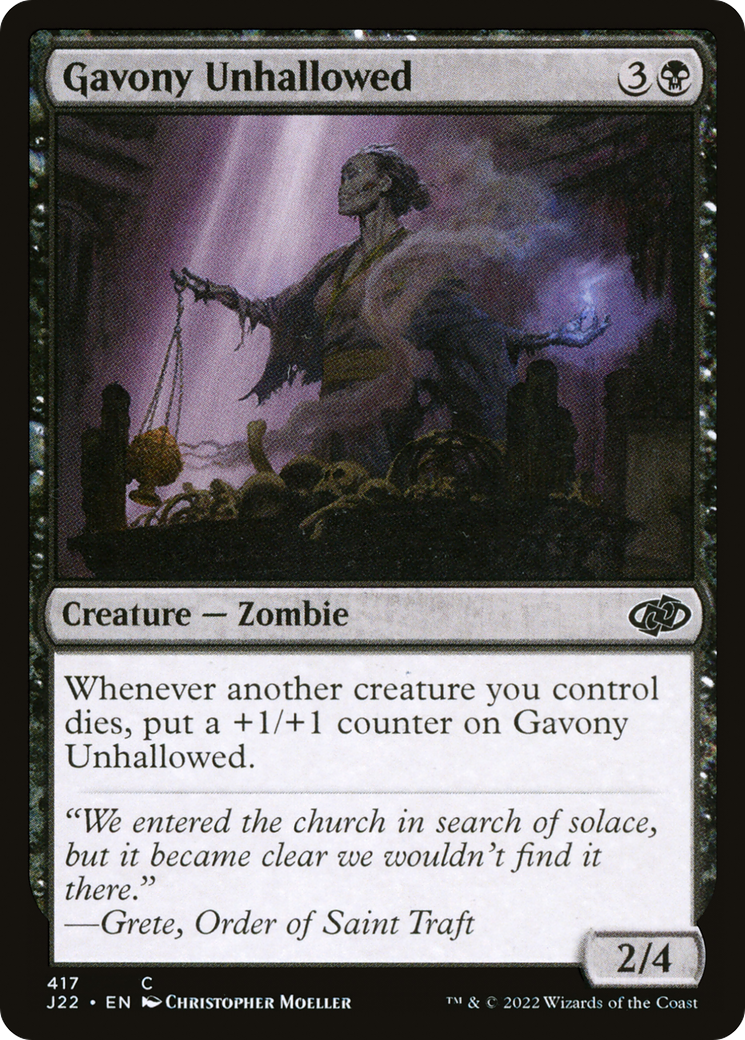 Gavony Unhallowed [Jumpstart 2022] - Destination Retro