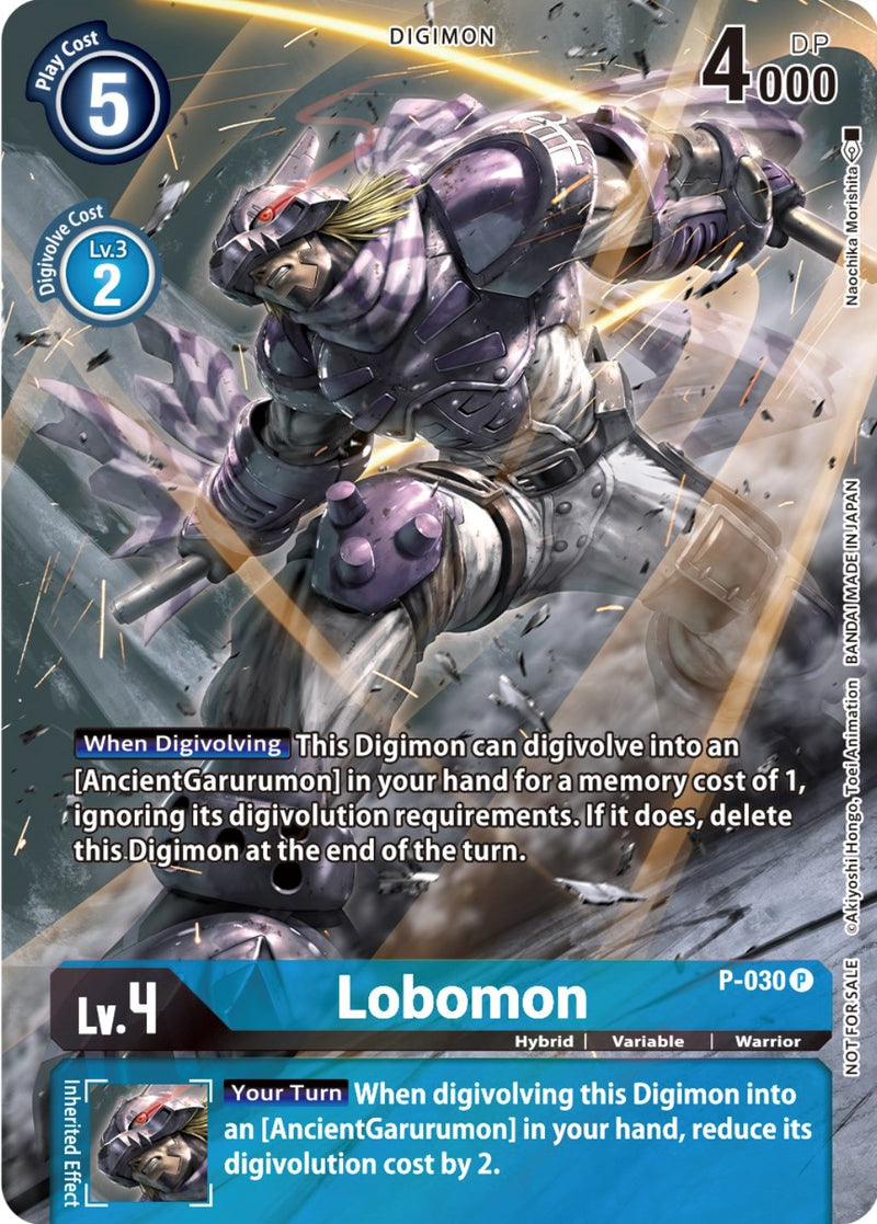 Lobomon [P-030] (2nd Anniversary Frontier Card) [Promotional Cards] - Destination Retro