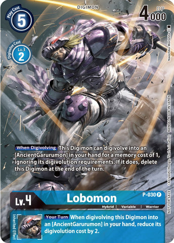 Lobomon [P-030] (2nd Anniversary Frontier Card) [Promotional Cards] - Destination Retro