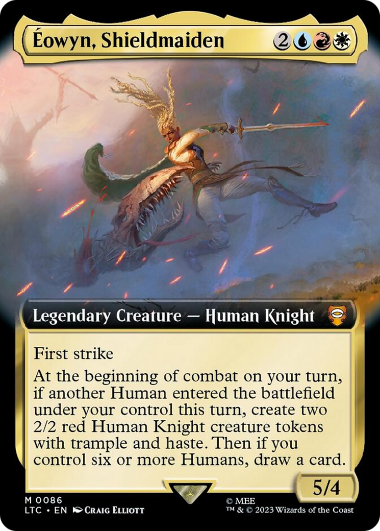 Eowyn, Shieldmaiden (Extended Art) [The Lord of the Rings: Tales of Middle-Earth Commander] - Destination Retro