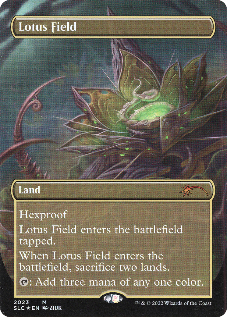 Lotus Field (Borderless) [Secret Lair Countdown Kit] - Destination Retro