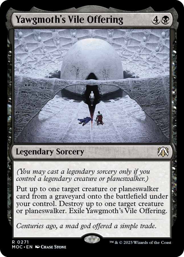 Yawgmoth's Vile Offering [March of the Machine Commander] - Destination Retro
