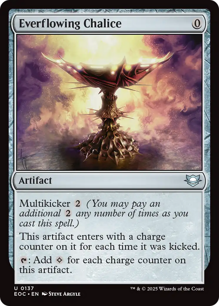 Everflowing Chalice [Edge of Eternities Commander] - Destination Retro