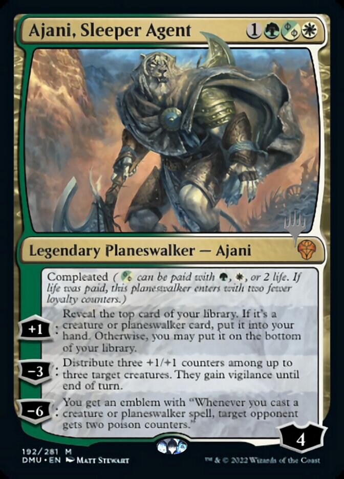 Ajani, Sleeper Agent (Promo Pack) [Dominaria United Promos] - Destination Retro