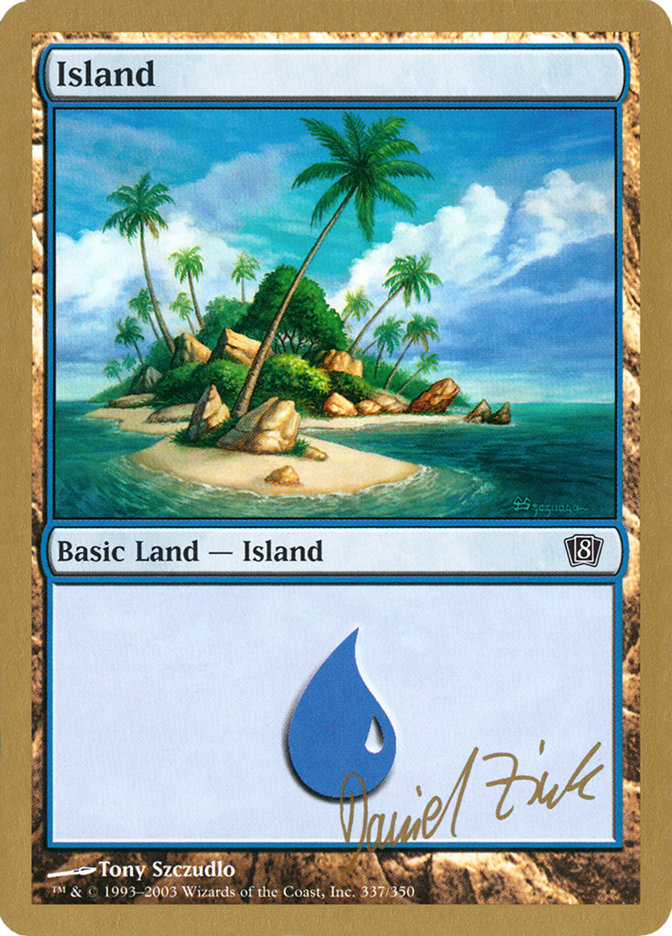 Island (dz337) (Daniel Zink) [World Championship Decks 2003] - Destination Retro