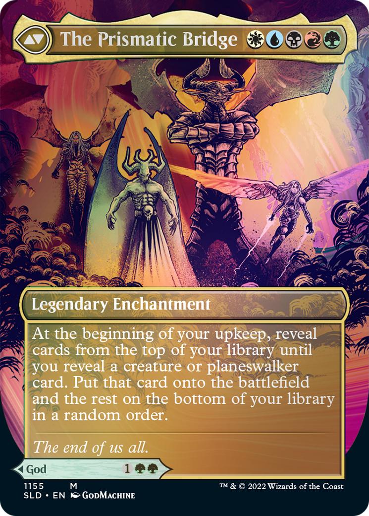 Esika, God of the Tree // The Prismatic Bridge (Borderless) [Secret Lair: From Cute to Brute] - Destination Retro