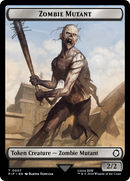 Radiation // Zombie Mutant Double-Sided Token [Fallout Tokens] - Destination Retro