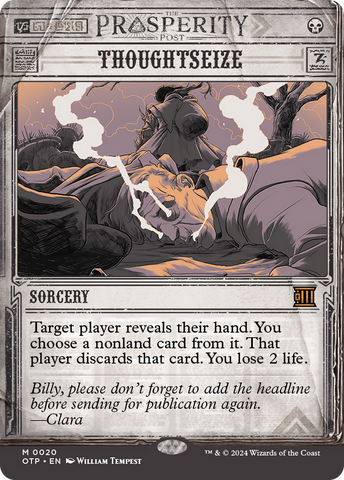 Thoughtseize [Outlaws of Thunder Junction: Breaking News] - Destination Retro