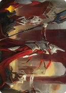 Porcelain Zealot Art Card (Gold-Stamped Signature) [Phyrexia: All Will Be One Art Series] - Destination Retro