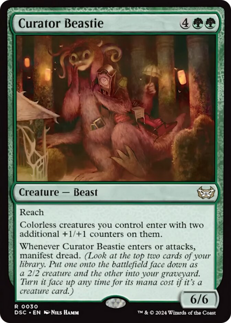Curator Beastie [Duskmourn: House of Horror Commander] - Destination Retro