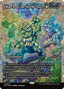 March of the World Ooze (Showcase) (Fracture Foil) [Aetherdrift] - Destination Retro