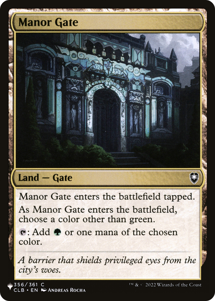Manor Gate [The List] - Destination Retro