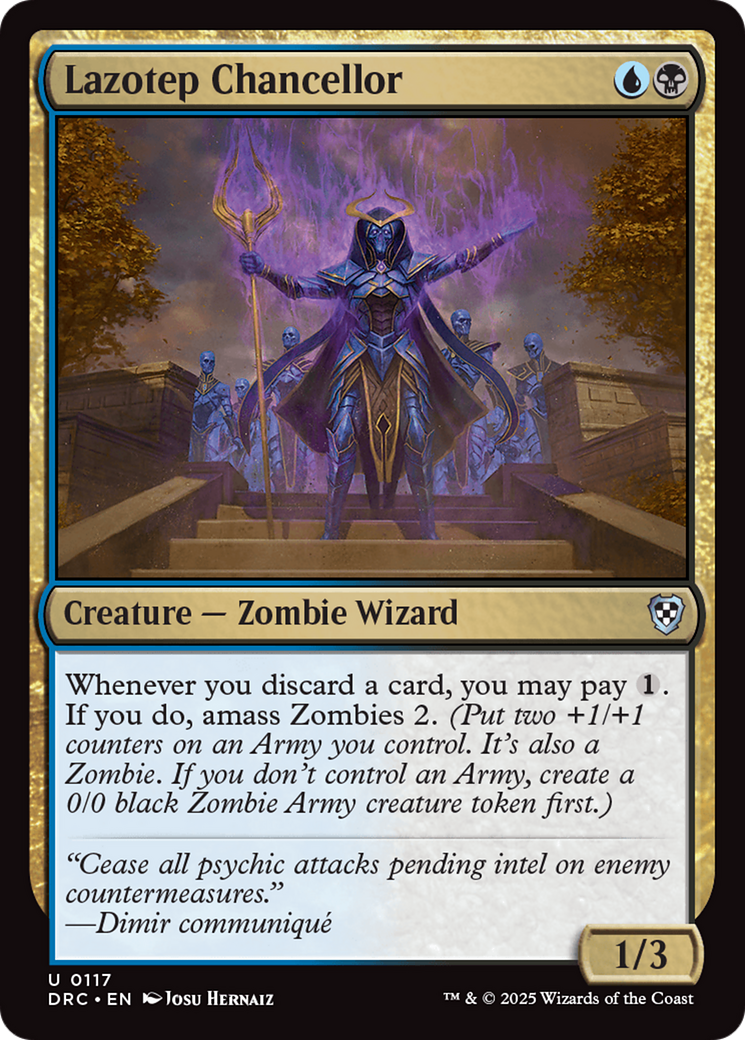 Lazotep Chancellor [Aetherdrift Commander] - Destination Retro