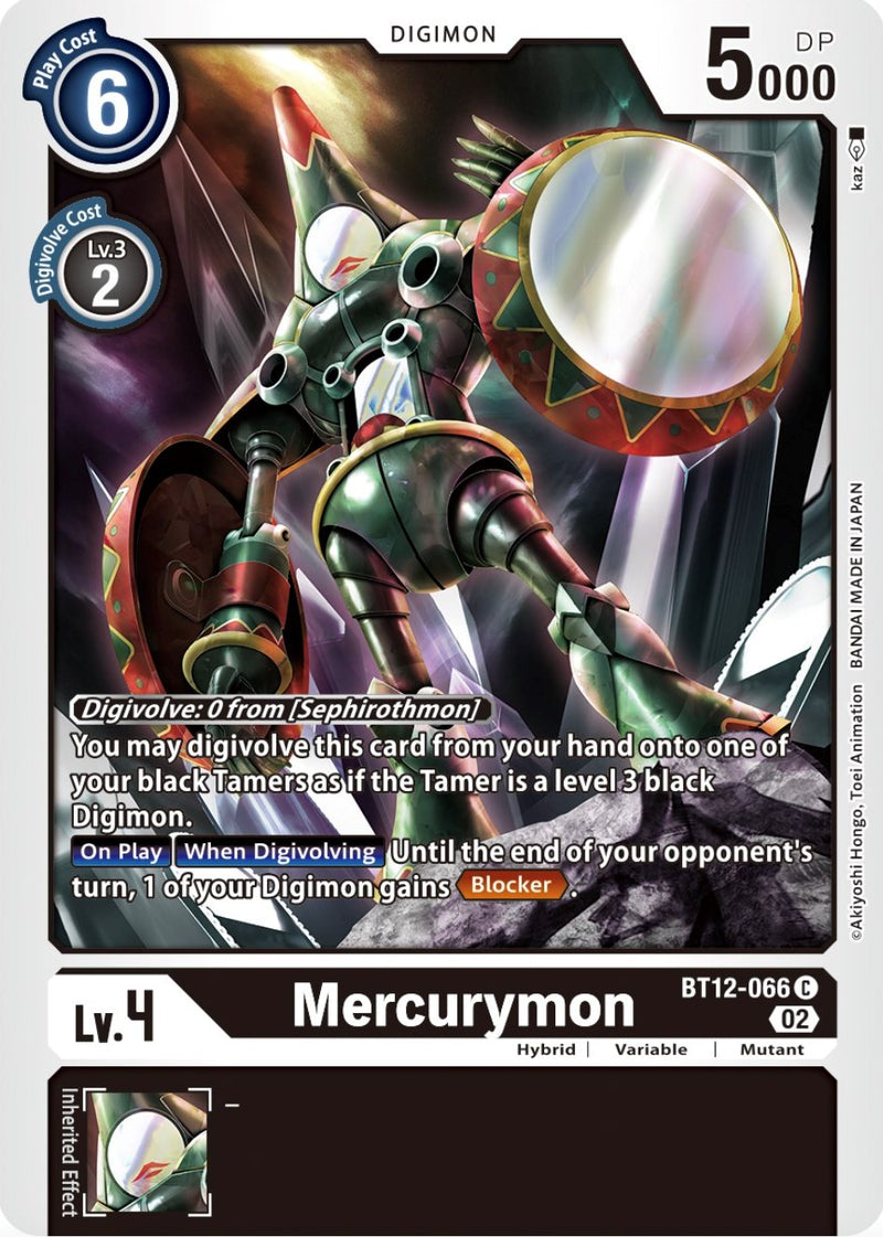 Mercurymon [BT12-066] [Across Time] - Destination Retro