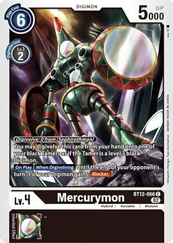 Mercurymon [BT12-066] [Across Time] - Destination Retro