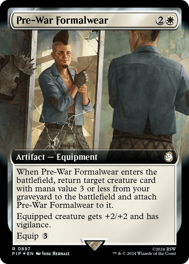 Pre-War Formalwear (Extended Art) (Surge Foil) [Fallout] - Destination Retro