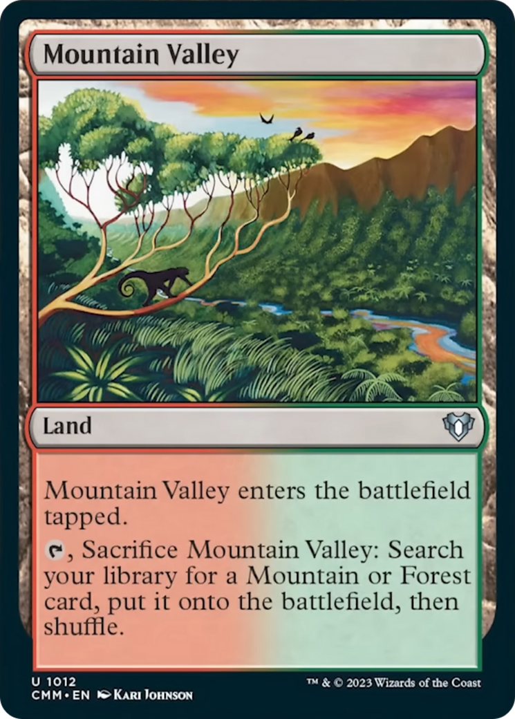 Mountain Valley [Commander Masters] - Destination Retro