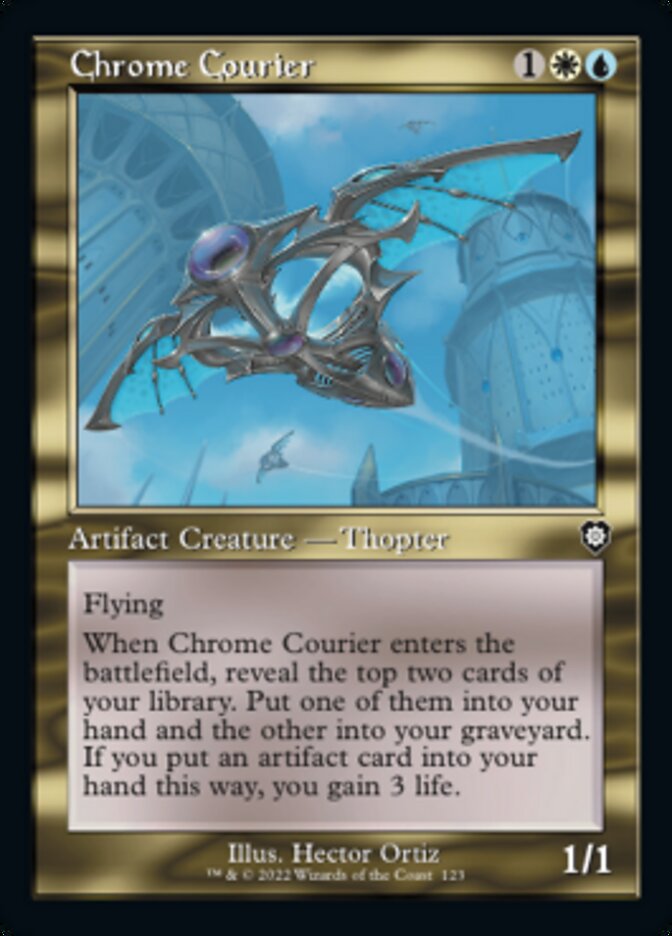 Chrome Courier (Retro) [The Brothers' War Commander] - Destination Retro