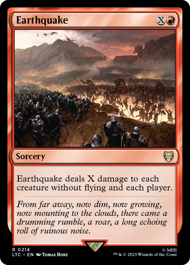 Earthquake [The Lord of the Rings: Tales of Middle-Earth Commander] - Destination Retro