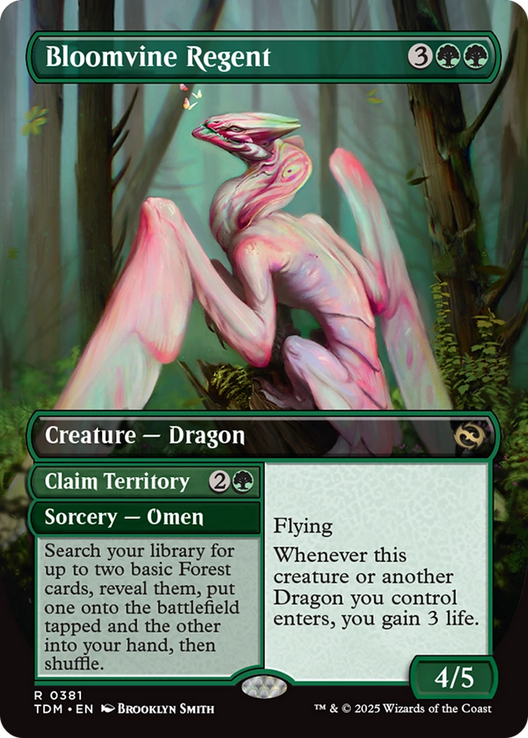 Bloomvine Regent (Borderless) [Tarkir: Dragonstorm] - Destination Retro