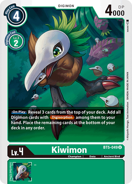 Kiwimon [BT5-049] [Battle of Omni] - Destination Retro