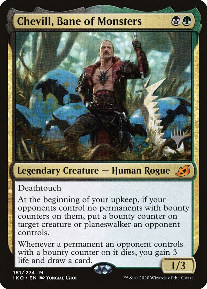 Chevill, Bane of Monsters (Promo Pack) [Ikoria: Lair of Behemoths Promos] - Destination Retro
