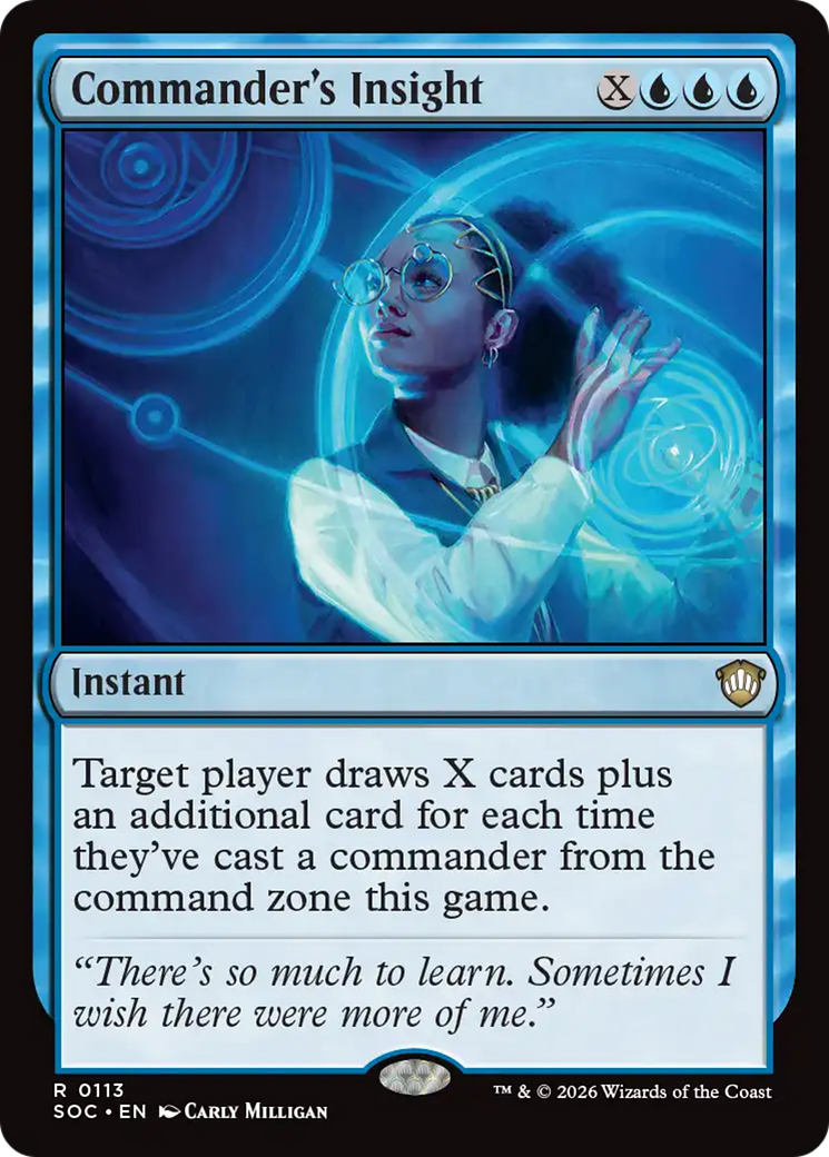 Commander's Insight [Secrets of Strixhaven Commander] - Destination Retro