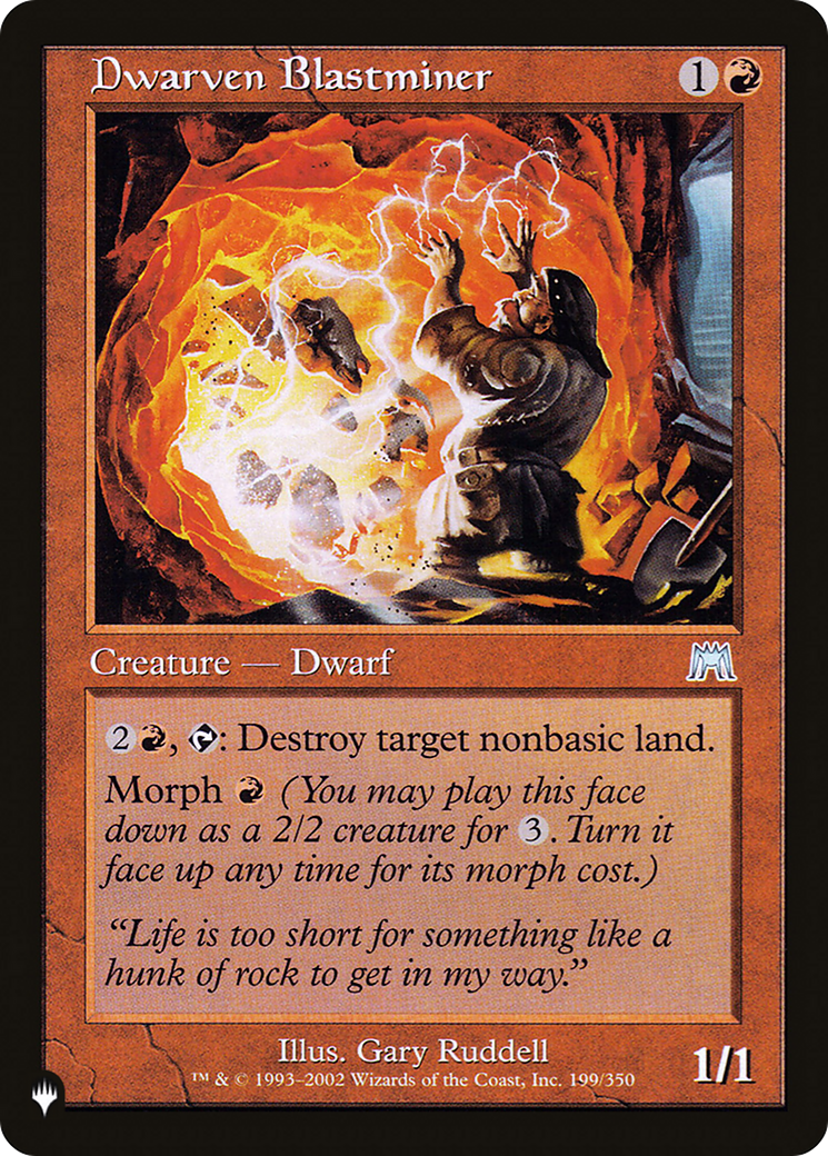 Dwarven Blastminer [The List] - Destination Retro